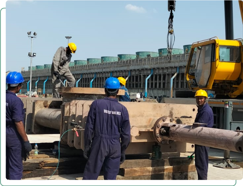 Brosco Valves team at work site